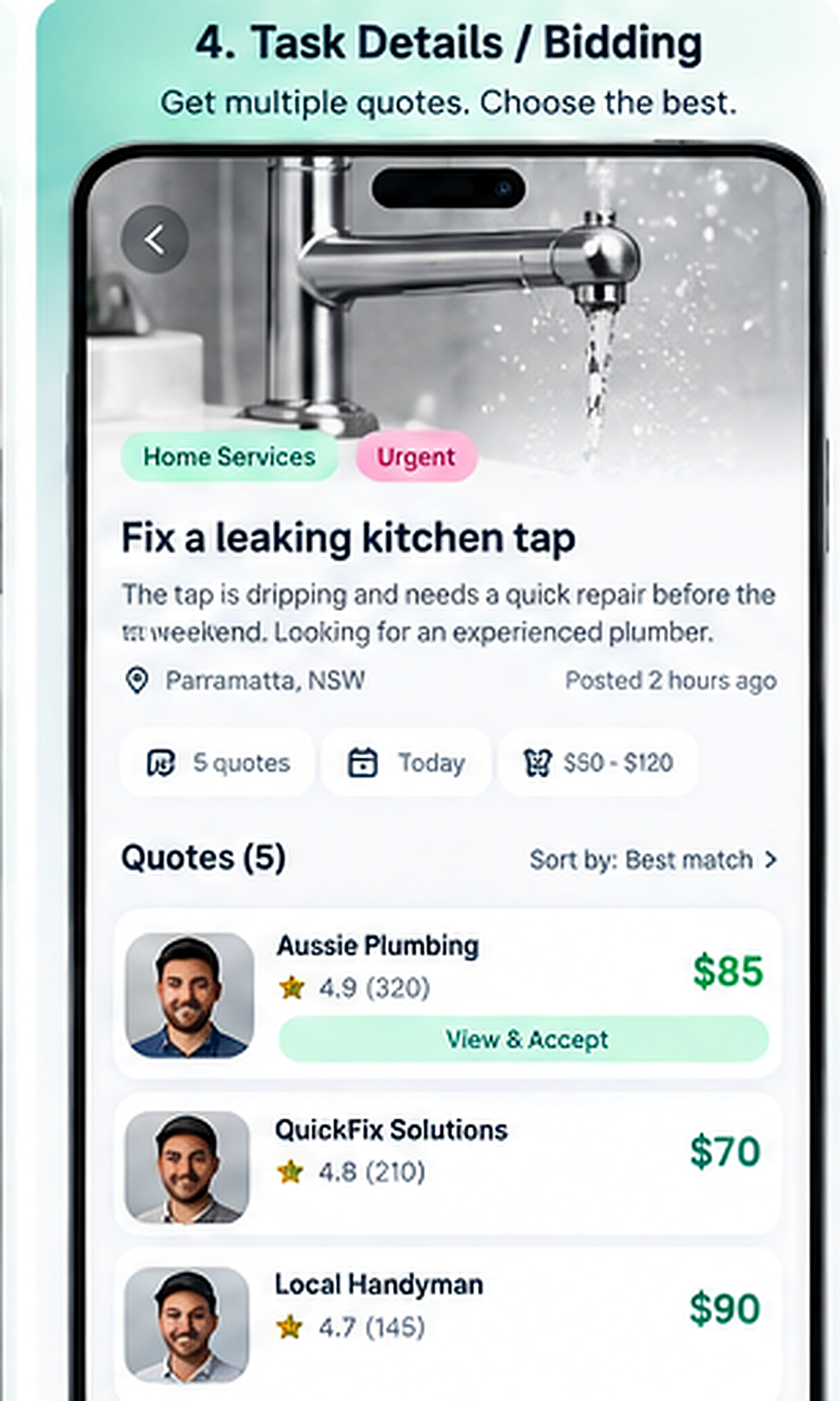 Task Details & Bidding