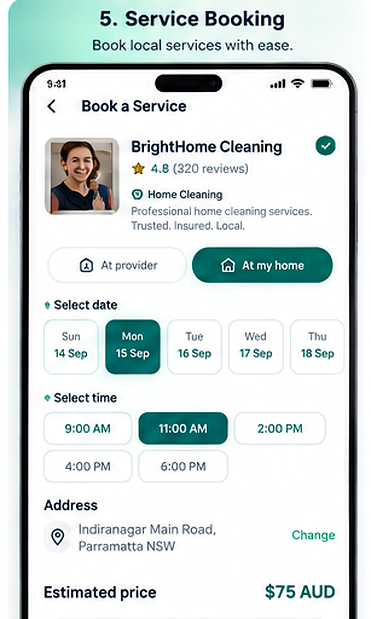 Service Booking