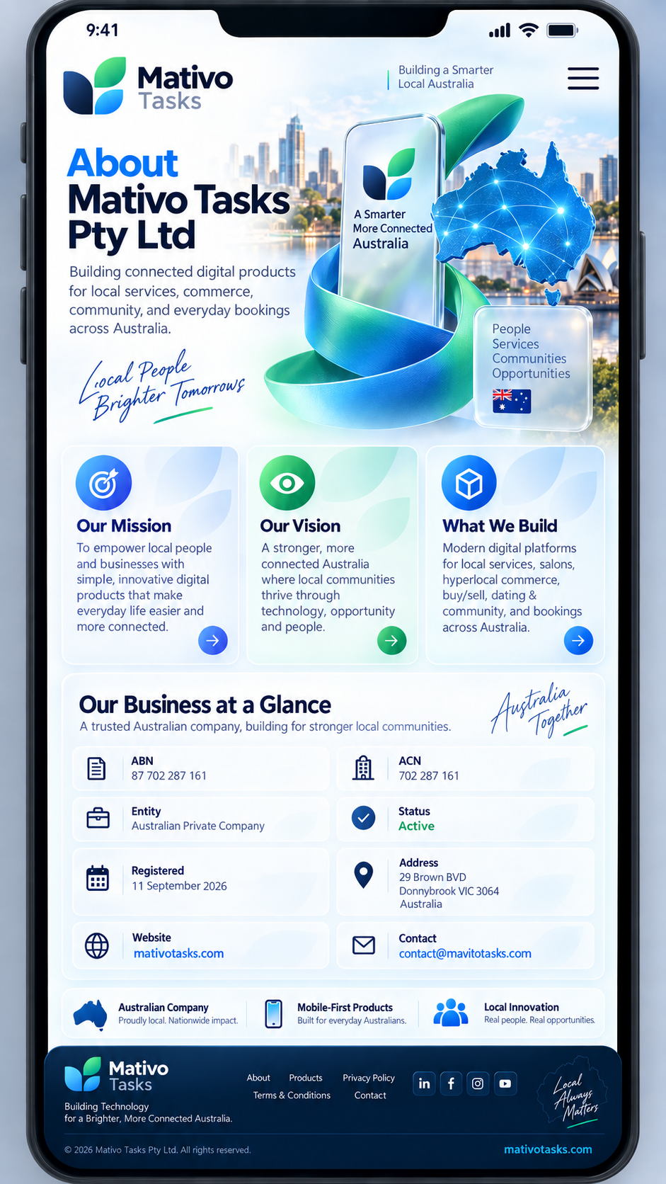 About Mativo Tasks Pty Ltd